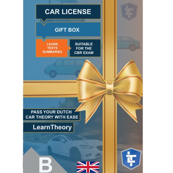 rijbewijstheorieboeken.nl - Giftbox - Theory Set - Car License - English - Dutch Car Theory