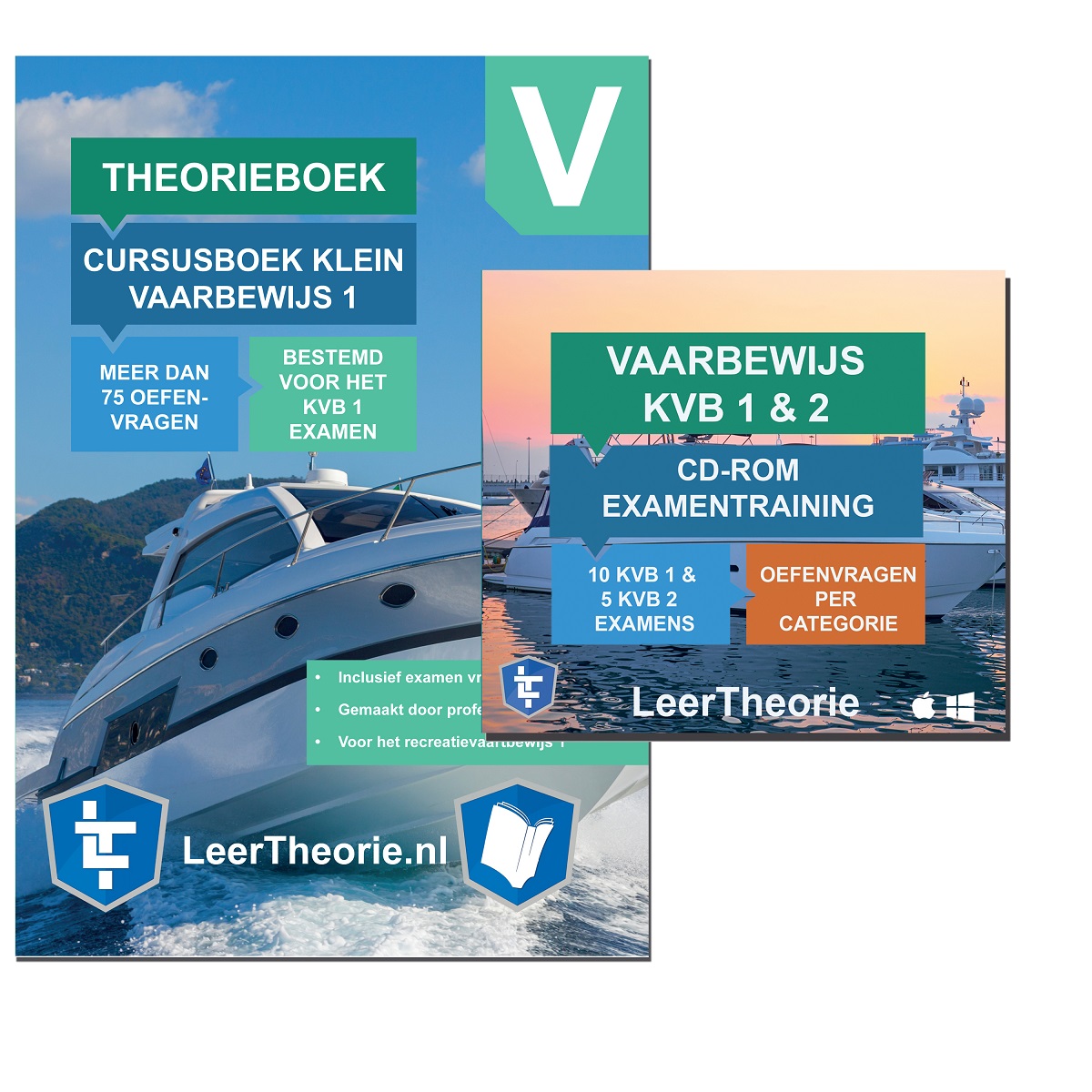 rijbewijstheorieboeken.nl - Theorieboek Cursusboek + CD - Klein Vaarbewijs 1 - Nederland - KVB 1 - KVB1 - LeerTheorie