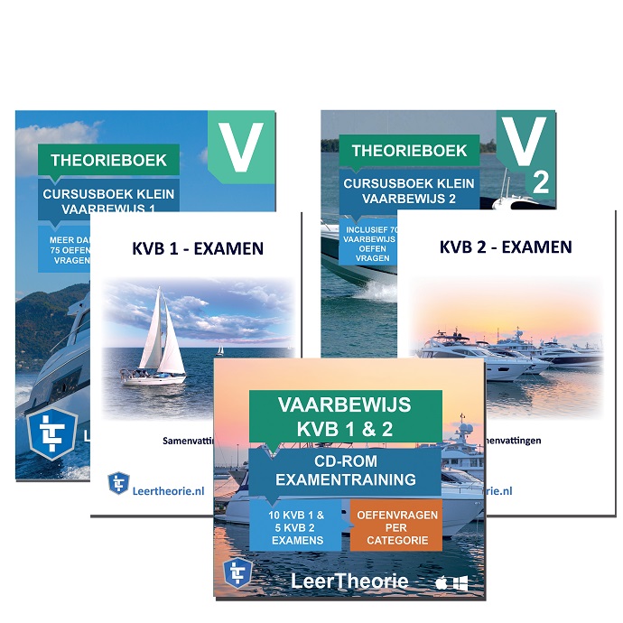 rijbewijstheorieboeken.nl - Theorieboek Cursusboek - Klein Vaarbewijs 1 - Klein Vaarbewijs 2 - Samenvattingen - CD - Nederland - KVB 1 - KVB1 - KVB 2 - KVB2 - LeerTheorie