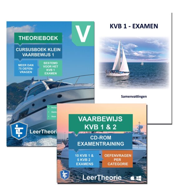 rijbewijstheorieboeken.nl - Theorieboek Cursusboek + Samenvatting + CD - Klein Vaarbewijs 1 - Nederland - KVB 1 - KVB1 - LeerTheorie