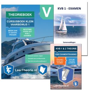 rijbewijstheorieboeken.nl - Theorieboek Cursusboek + Samenvatting + USB - Klein Vaarbewijs 1 - Nederland - KVB 1 - KVB1 - LeerTheorie