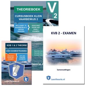 rijbewijstheorieboeken.nl - Theorieboek Cursusboek + Samenvatting + USB - Klein Vaarbewijs 2 - Nederland - KVB 2 - KVB2 - LeerTheorie